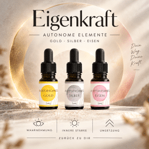 Eigenkraft Bundle mit Autonomem Gold, Silber und Eisen – jeweils 5 ml